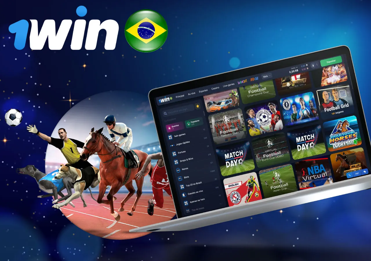 Universo virtual de apostas esportivas e apostas em corridas de cavalos
